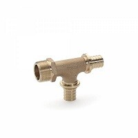 Тройник, Rehau, RAUTITAN, Н, 20, 20, 1/2", бронза (RX+) 14564011001