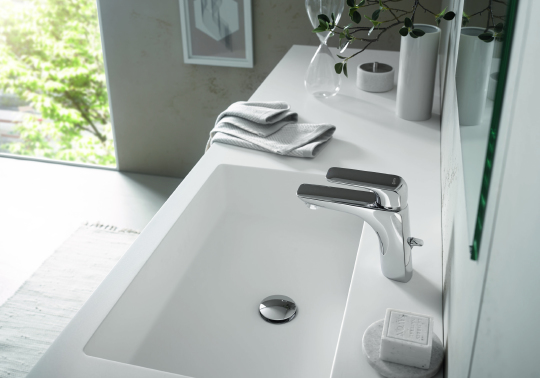 Смеситель Kludi Ameo 412760575 для раковины, для безнапорных водонагревателей