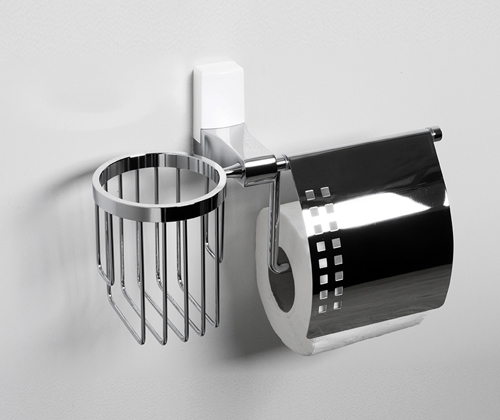 Держатель туалетной бумаги Wasserkraft Leine White K-5059White с держателем освежителя воздуха Держатель туалетной бумаги Wasserkraft Leine White K-5059White с держателем освежителя воздуха