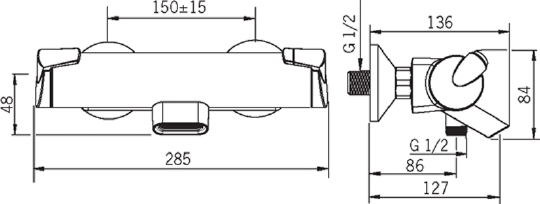 Термостат Oras Optima 7140U для ванны с душем