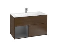 Тумба под раковину Villeroy&Boch Finion  цвет-лак антрацит матовый F030GKGN hog2