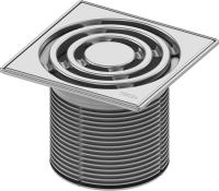 Декоративная решетка TECEdrainpoint S, 150 мм, в стальной рамке, с монтажным элементом 3660004 Декоративная решетка TECEdrainpoint S, 150 мм, в стальной рамке, с монтажным элементом 3660004