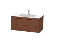 Тумба под раковину Duravit L-Cube  цвет-американский орех LC6928N1313 hog2