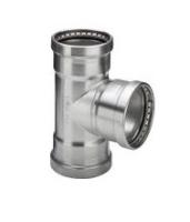 Тройник, Viega, Sanpress Inox XL, нержавеющая сталь, 88,9 x 42 x 88,9 мм,  483074