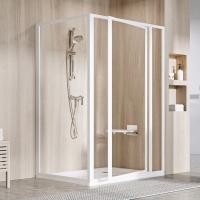 Душевая дверь RAVAK SUPERNOVA SDOP-90 белая+Грапе 03V70100ZG Душевая дверь RAVAK SUPERNOVA SDOP-90 белая+Грапе 03V70100ZG