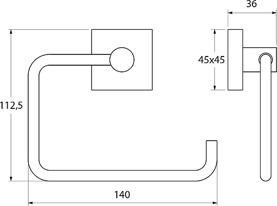 Держатель туалетной бумаги Iddis Edifice