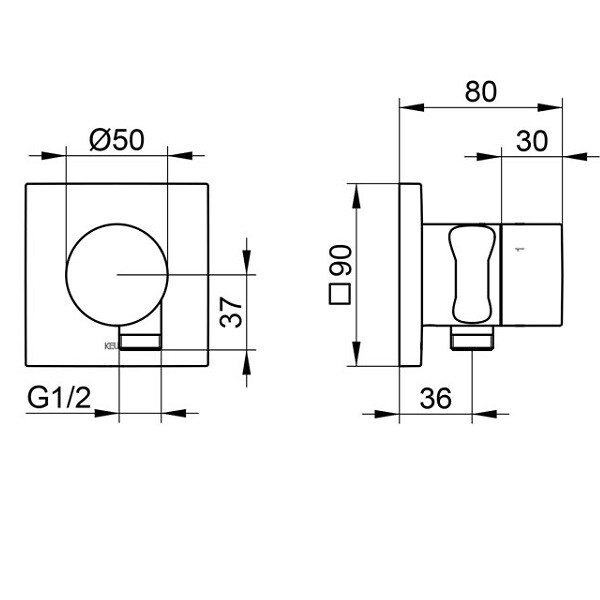 Вентиль Keuco IXMO