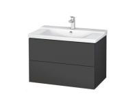 Тумба под раковину Duravit L-Cube  цвет-графит матовый LC624704949 hog2