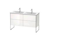 Тумба под раковину Duravit XSquare  цвет-белый глянцевый XS444902222+UV9788B7777 hog2