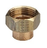 Резьбовое соединение Viega 35 х 1 1/2" с плоским уплотнением бронза модель 94359 288365 HogPer