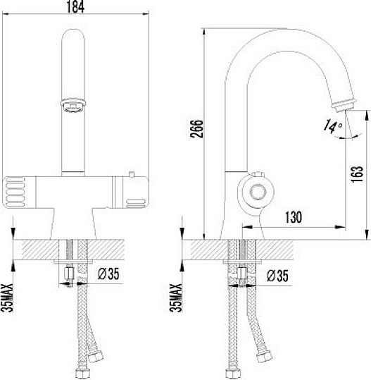 Термостат Lemark Thermo LM7736C для раковины