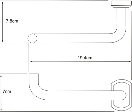 Держатель туалетной бумаги Wasserkraft Oder K-3096