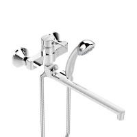 Настенный смеситель для ванны/душа Vidima LOGIK, поворотный излив 320 мм BA281AA