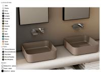 Раковина CIELO Shui Comfort  400 мм, материал-керамика, цвет-Lino SHCOLAQ40 LN hog4