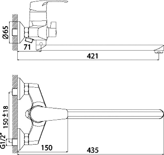 Смеситель Rossinka F F40-32 универсальный