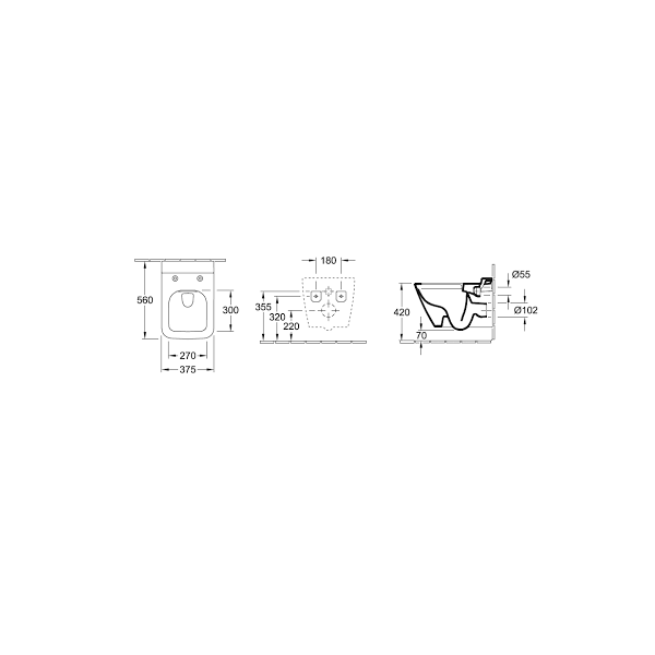 Биде Villeroy&Boch Verity Design цвет-альпийский белый (белый Alpin) 540300R1 Биде Villeroy&Boch Verity Design цвет-альпийский белый (белый Alpin) 540300R1