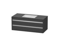 Тумба под раковину Duravit Ketho  цвет-графит матовый KT685604949 hog2