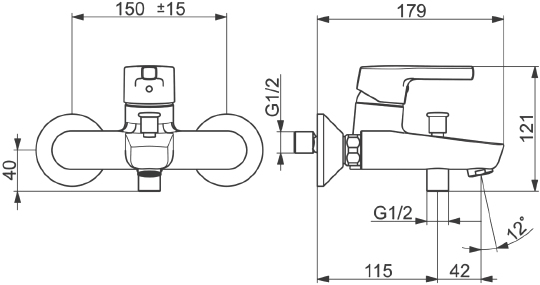 Смеситель Oras Saga Style 3940HY для ванны с душем