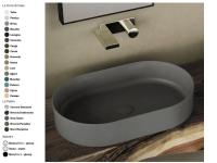 Раковина CIELO Shui Comfort  600 мм, материал-керамика, цвет-Brina SHCOLAO60 BR hog4