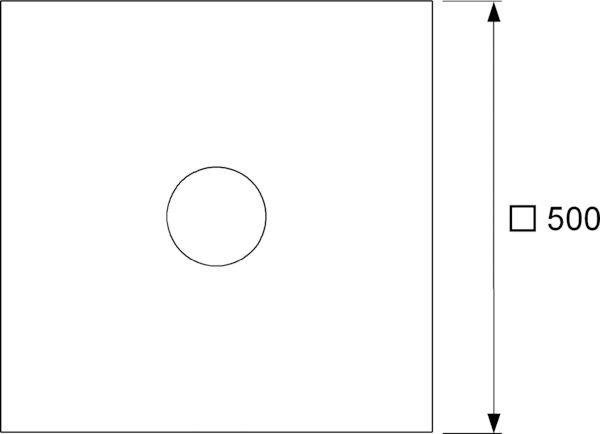 Гидроизоляционная пленка EPDM, обрезаемая по месту, для зажимных фланцевых соединений TECEdrainpoint S 3690006