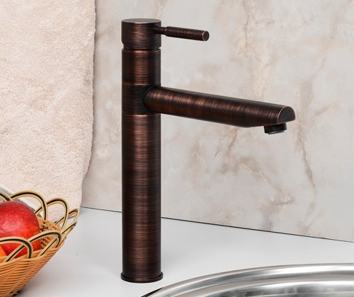 Смеситель Wasserkraft A8147 для кухонной мойки, темная бронза