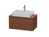 Тумба под раковину Duravit L-Cube  цвет-американский орех LC580701313 hog2