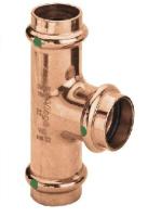 Тройник Profipress c SC-Contur 22x15x18, медь,  315078