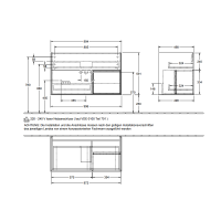 Тумба под раковину Villeroy&Boch Finion  цвет-Black Matt Lacquer F040HFPD hog2