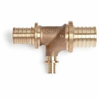 Тройник, Rehau, RAUTITAN, 40, 20, 32, бронза (RX), с повышенным сопротивлением на проходе 13662771001