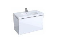 Тумба под раковину Geberit Acanto  цвет-белый глянцевый/белое стекло 500.612.01.2 hog2