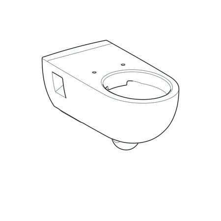 Унитаз Geberit Renova Comfort безободковый материал-керамика, цвет-белый глянцевый 500.693.01.1