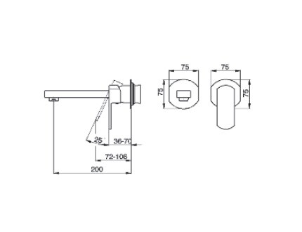 Смеситель для раковины Cisal Roadster, RR 00551 0 21