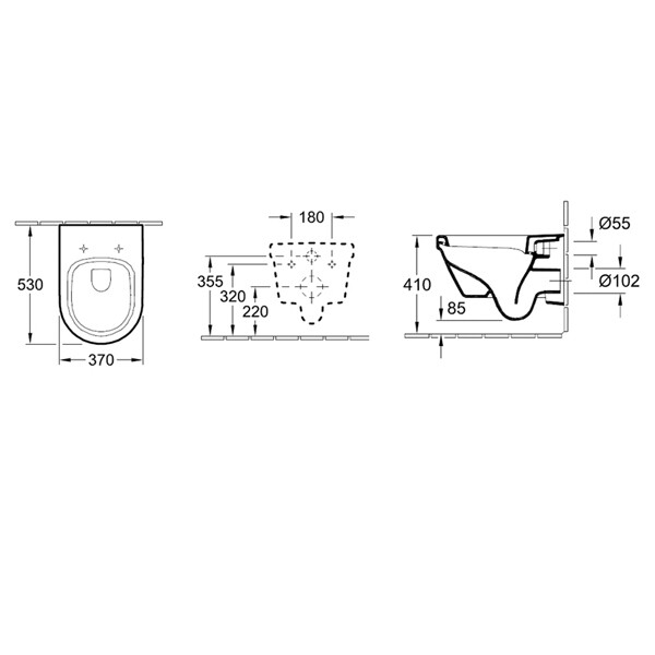 Биде Villeroy&Boch Architectura цвет-альпийский белый (белый Alpin) 54840001