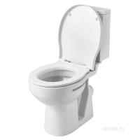 Унитаз-компакт Santek Аллегро Лайт с диагональным выпуском 1WH302354