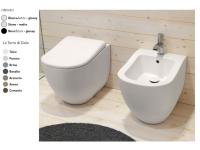 Унитаз CIELO Fluid  материал-керамика, цвет-Pomice FLVA PM hog3 Унитаз CIELO Fluid  материал-керамика, цвет-Pomice FLVA PM hog3