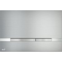 Кнопки смыва AlcaPlast FLAT ALUNOX STRIPE металл–матовый