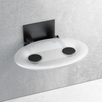 Универсальное сиденье для душа RAVAK OVO-P-CLEAR/BLACK B8F0000042 Универсальное сиденье для душа RAVAK OVO-P-CLEAR/BLACK B8F0000042
