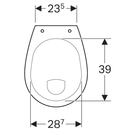 Унитаз напольный Geberit Vitalis, 6 л, 460 мм, горизонтальный выпуск 211105000