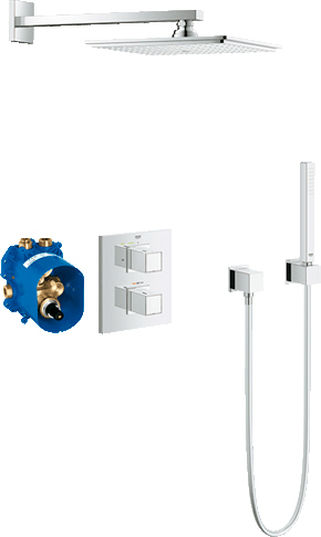 Душевой комплект Grohe Grohtherm Cube 34506000 Душевой комплект Grohe Grohtherm Cube 34506000