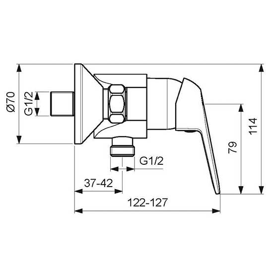 Смеситель Vidima Fine BA387AA для душа