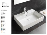 Раковина CIELO Smile  600 мм, материал-керамика, цвет-Cipria SMLAA60 CP hog4