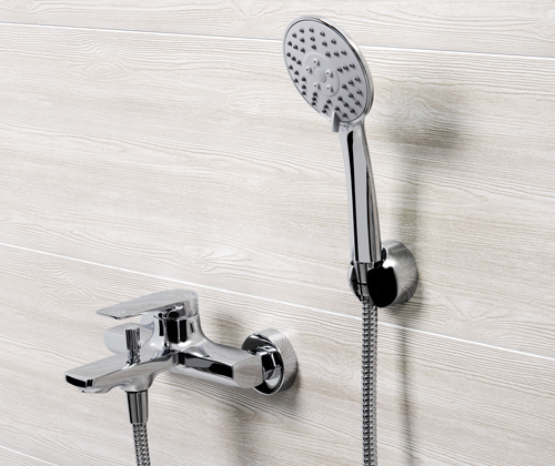 Смеситель Wasserkraft Lopau 3201 для ванны с душем
