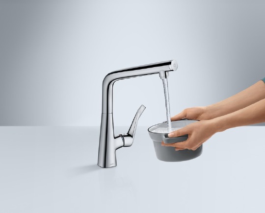 Смеситель для кухни Hansgrohe Metris Select  14883000 hog1