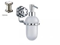 Дозатор для жидкого мыла Jorger Florale Minarett с держателем  600.00.006.065 Дозатор для жидкого мыла Jorger Florale Minarett с держателем  600.00.006.065