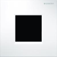 Система электронного управления смывом писсуара Geberit, питание от сети, защитная крышка типа 30: Белый «Alpine» 116.027.KJ.1