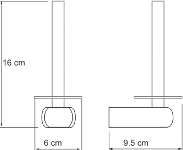 Держатель туалетной бумаги Wasserkraft Berkel K-6897