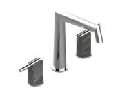 Смеситель для раковины THG Montaigne marbre Leonardo Grey a manettes  G3U A02 151 hog