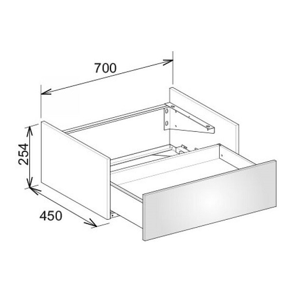 Тумба под раковину Keuco Edition 400  цвет-дуб кашемир 31440870001 hog2