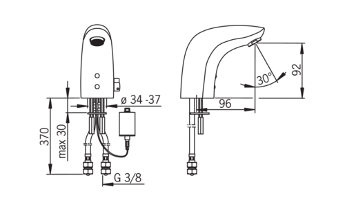 Смеситель для раковины Oras Electra 6150F