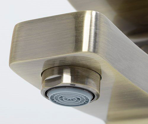 Смеситель Wasserkraft Exter 1603 для раковины, светлая бронза